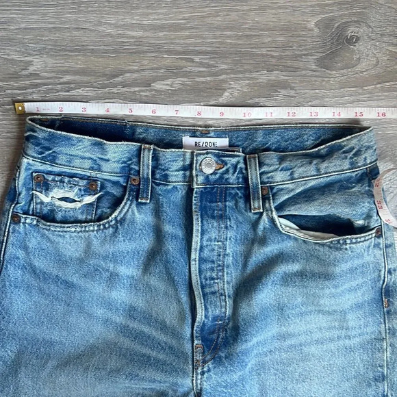 redone 90s crop low slung jeans - Picture 9 of 15